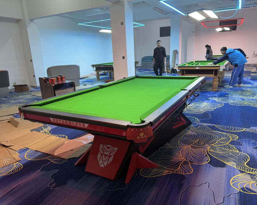 臺球桌安裝案例
